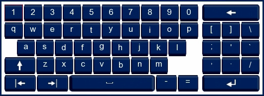 Using The On-screen Virtual Keyboard On A Zip DVR Or NVR