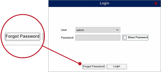 Forgot Password On A Zip DVR Or NVR